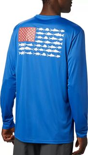 Мужская рубашка с длинным рукавом Columbia PFG Terminal Tackle Fish Flag