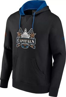Черный пуловер с капюшоном NHL Washington Capitals &apos;22-&apos;23 Special Edition Authentic Pro Fanatics