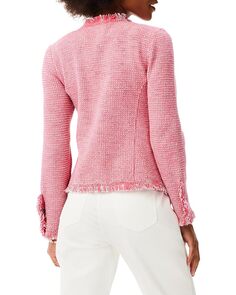 Куртка NIC+ZOE Fringe Mix Knit Jacket, цвет Pink Mix
