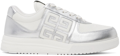 Бело-серебряные кроссовки G4 Givenchy
