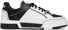 Черно-белые кроссовки для стритбола Moschino, цвет Nero/Bianco