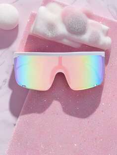 Спортивные велосипедные солнцезащитные очки с тонированными линзами, розовый