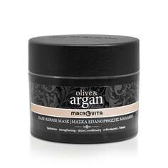 Восстанавливающая маска для волос с аргановым маслом 200мл MACROVITA OLIVE &amp; ARGAN
