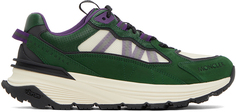 Бежево-зеленые кроссовки Lite для бега Moncler