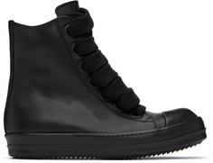 Черные кроссовки Jumbo на шнуровке Rick Owens, цвет Black/Black/Black/Black
