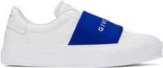 Белые городские спортивные кроссовки Givenchy, цвет White/Blue