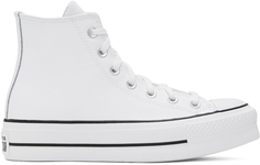 Белые кожаные кроссовки Chuck Taylor All Star Lift Converse
