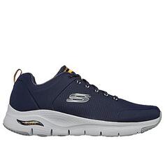 Мужские кроссовки Skechers для ходьбы 232200_NVY Темно-синие шнурки