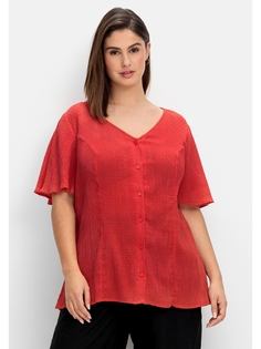 Блуза sheego Tunika, красный