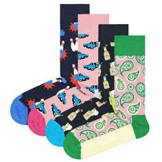 Носки Happy Socks 4 шт, цвет Go Bowling