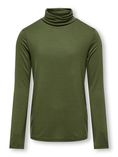 Пуловер KIDS ONLY Rollkragen Glela, зеленый