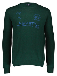 Пуловер La Martina, зеленый