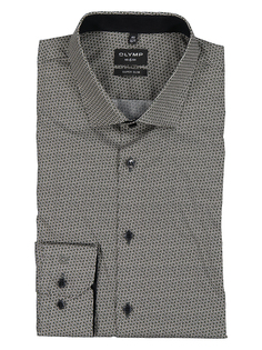 Рубашка OLYMP No 6 six Super Slim fit, серый