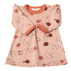 Платье Joha Merinowolle/Bio Baumwolle, цвет peach aop