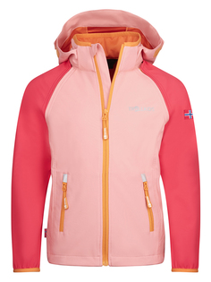 Куртка софтшелл Trollkids Zipp Off Rondane XT, розовый