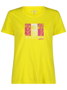 Спортивная футболка CMP Funktionsshirt, желтый