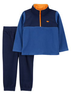 Флисовая куртка carter&apos;s 2tlg. Outfit, синий Carters