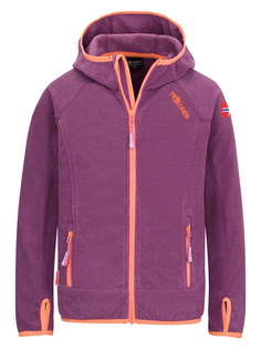 Флисовая куртка Trollkids Sandefjord, фиолетовый