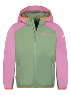 Функциональная куртка Trollkids Halsafjord, цвет Grün/Lila