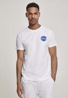 Футболка Mister Tee NASA Logo Embroidery Tee, белый