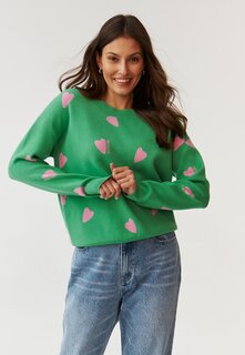 Вязаный свитер LOWO TATUUM, цвет green