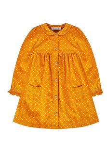 Платье-рубашка JoJo Maman Bébé, горчично-желтое пятно