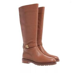 Сапоги hallee tall boot deep saddle Lauren Ralph Lauren, коричневый