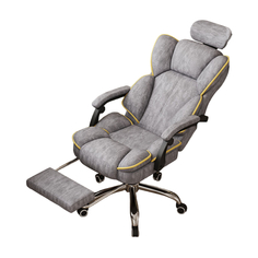 Игровое кресло VWINPER E-Sports Chair, газовый амортизатор 3 класса, поставка для ног, серый