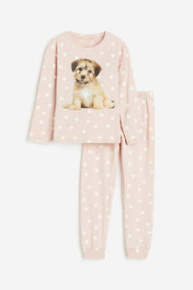 Пижамы с принтом H&amp;M, розовый H&M
