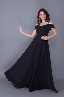 Ремень с низким плечом, двубортный воротник, макси-длина, черное вечернее платье больших размеров 342 lovebox, черный