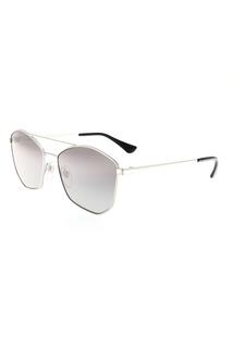Квадратные солнцезащитные очки-авиаторы Vogue, серебряный
