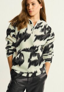 Флисовый свитер BORG QUARTER Next, цвет monochrome print