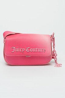 Сумка Jasmine из экокожи с клапаном Juicy Couture, розовый