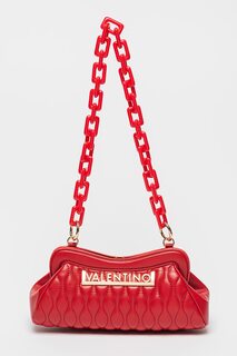 Стеганая сумка Copacabana из экокожи Valentino Bags, красный