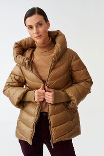 Зимняя куртка Emikia с капюшоном и стеганым эффектом Tatuum, коричневый