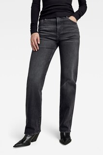 Прямые джинсы Victoria с высокой талией G-Star Raw, черный