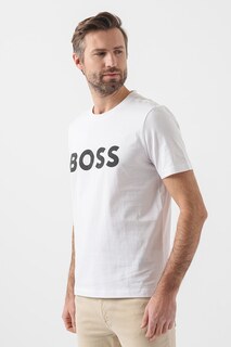 Футболка с логотипом Boss, черный