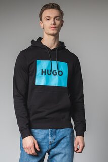 Худи Duraschi с логотипом Hugo, черный