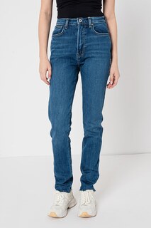 Узкие джинсы с высокой талией Pepe Jeans London, синий