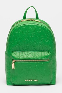 Рюкзак Relax из экокожи с тиснением логотипа Valentino Bags, зеленый