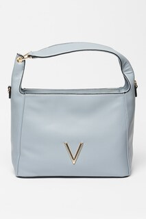 Сумка из экокожи со съемным ремнем через плечо Valentino Bags, синий