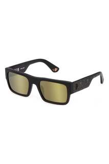 Прямоугольные солнцезащитные очки Police, черный