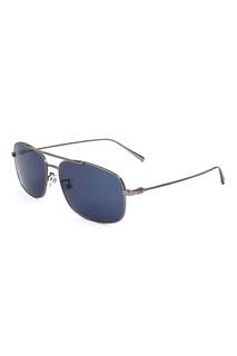 Прямоугольные солнцезащитные очки Ermenegildo Zegna, синий