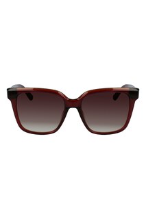 Солнцезащитные очки с градиентом Calvin Klein, коричневый