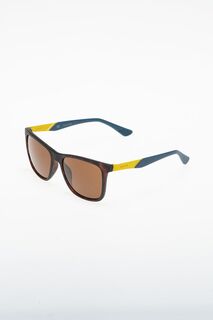 Солнцезащитные очки Wayfarer Police, коричневый