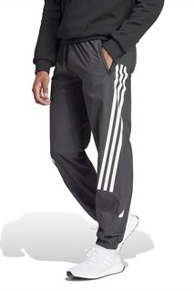 Водонепроницаемые спортивные штаны с 3 полосками Future Icons Adidas Sportswear, черный
