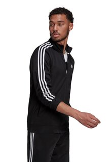 Толстовка с молнией и логотипом Adidas Sportswear, черный