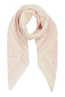 Льняной шарф с логотипом Tommy Hilfiger, розовый