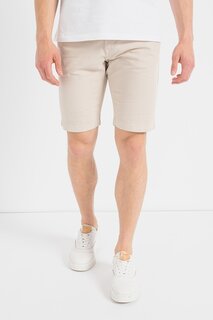 Короткие брюки с льном Pierre Cardin, бежевый