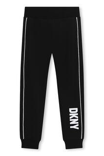 Спортивные брюки с зауженным кроем и логотипом Dkny, черный